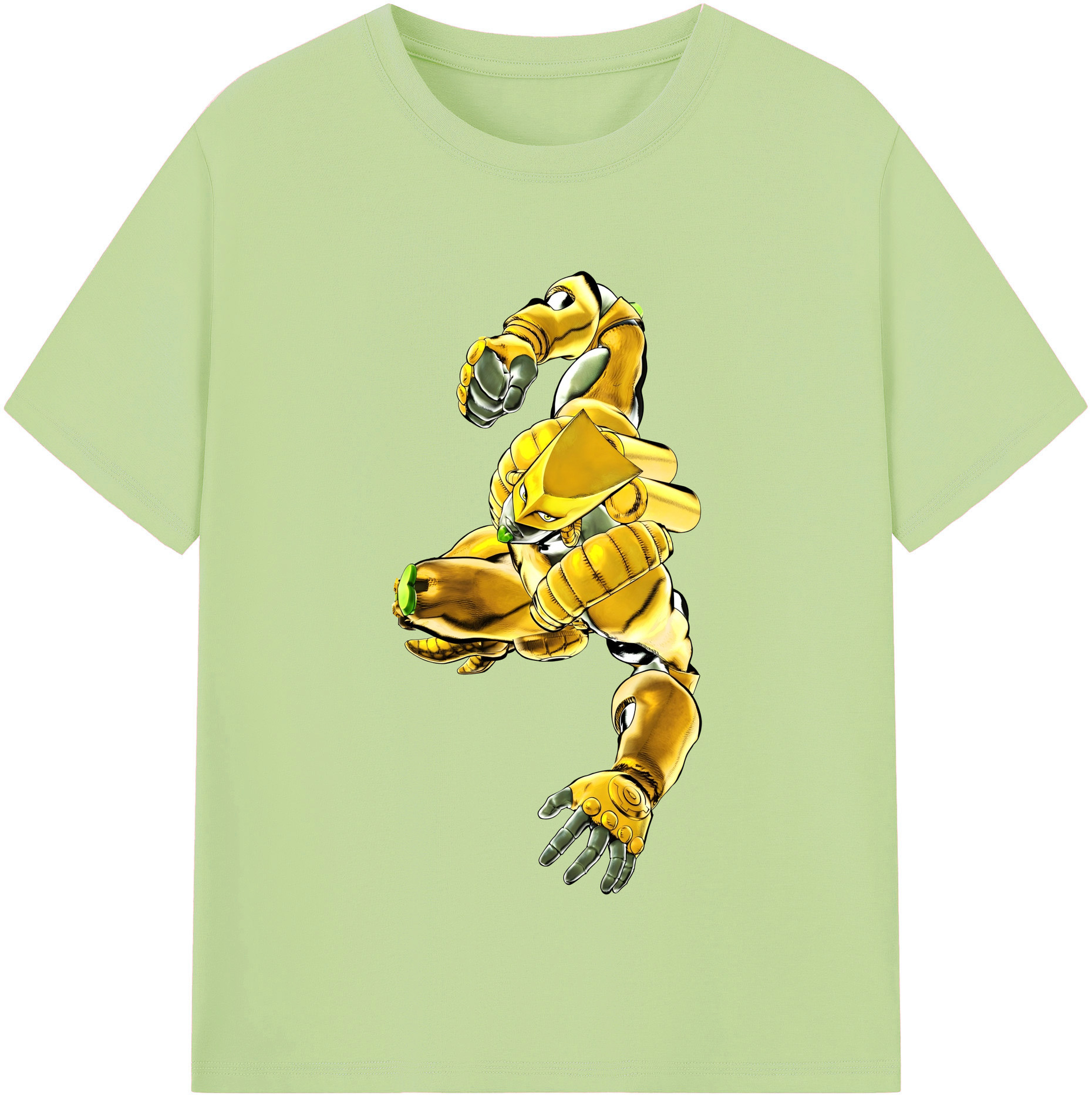 （画像用） ジョジョの奇妙な冒険 ディオ?ブランドー JoJo's Bizarre Adventure Dio Brando 綿100％半袖Tシャツ（フロントプリント）